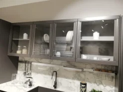 Cucina a prezzo ribassato con isola moderna Flavour neck Lube cucine