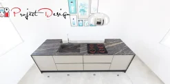 Cucina a prezzo ribassato con isola design Kali  Arredo3