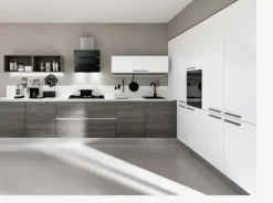 Cucina a prezzo ribassato ad angolo moderna Cucina angolare etno moderna in offerta convenienza Collezione esclusiva