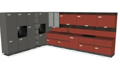 Cucina a prezzo ribassato ad angolo moderna Easy Ar-due