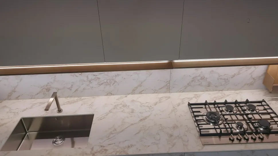 Cucina a prezzo ribassato ad angolo design Maxima 2.2 Cesar