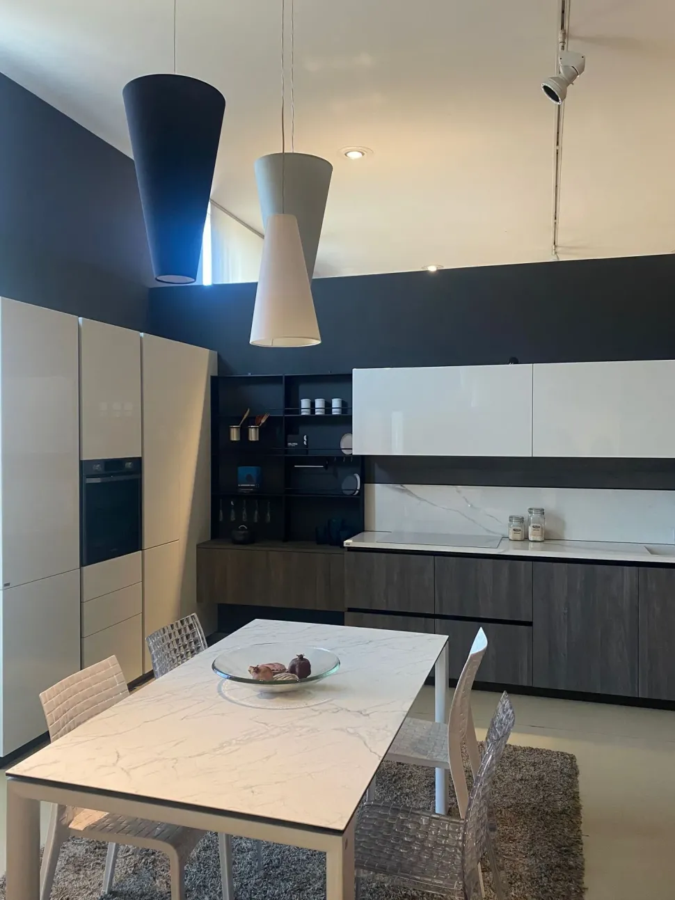 Cucina a prezzo ribassato ad angolo moderna Delinea Scavolini