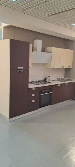 Cucina a prezzo ribassato lineare design Olimpia Artigianale