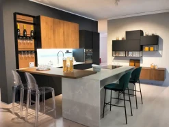 Cucina a prezzo ribassato ad isola moderna Metropolis natural Stosa