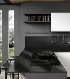 Cucina a prezzo ribassato con penisola moderna Zenit Essebi