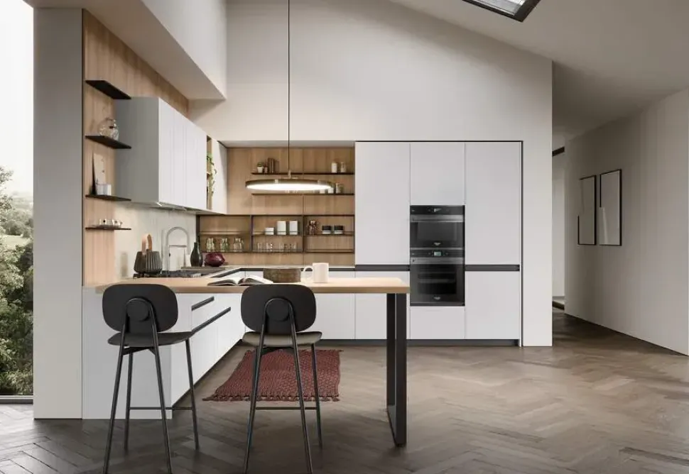 Cucina a prezzo ribassato ad angolo moderna Hera Prima cucine