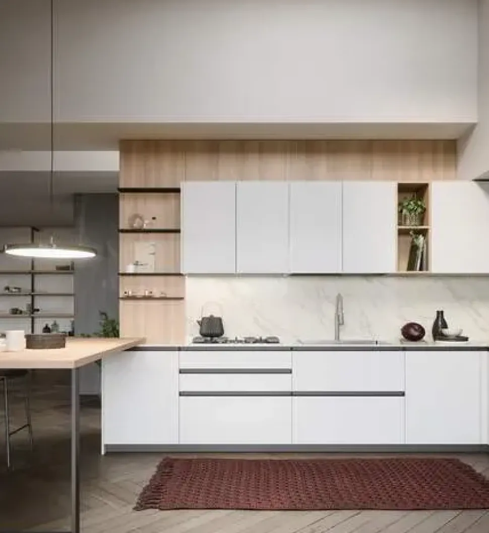 Cucina a prezzo ribassato ad angolo moderna Hera Prima cucine