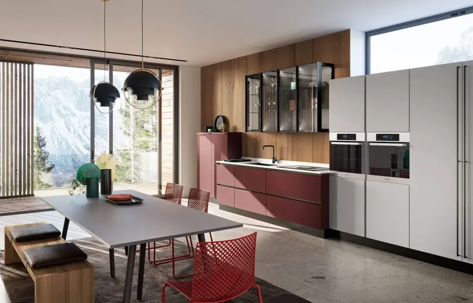 Cucina a prezzo ribassato lineare design M.03 Spagnol cucine