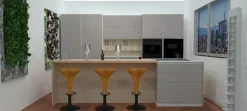 Cucina a prezzo scontato con isola moderna Mk18 Antares