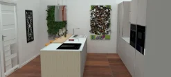 Cucina a prezzo scontato con isola moderna Mk18 Antares
