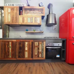 Cucina a prezzo scontato lineare industriale Cucina modello  recicle  industrial  Nuovi mondi collection