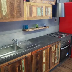 Cucina a prezzo scontato lineare industriale Cucina modello  recicle  industrial  Nuovi mondi collection