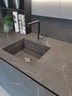 Cucina a prezzo scontato ad angolo design Metropolis Stosa