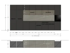 Cucina a prezzo scontato lineare moderna Plan 03 outlet Diotti.com