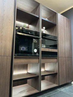 Cucina a prezzo scontato con penisola design Menta Miton