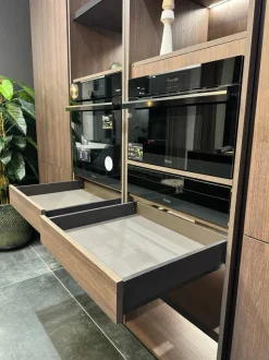 Cucina a prezzo scontato con penisola design Menta Miton