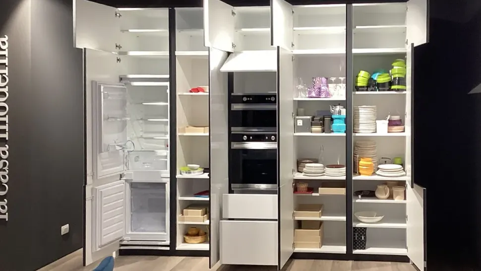 Cucina a prezzo scontato lineare moderna Tag lucida La casa moderna