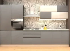 Cucina a prezzo scontato lineare moderna Master kel Artigianale