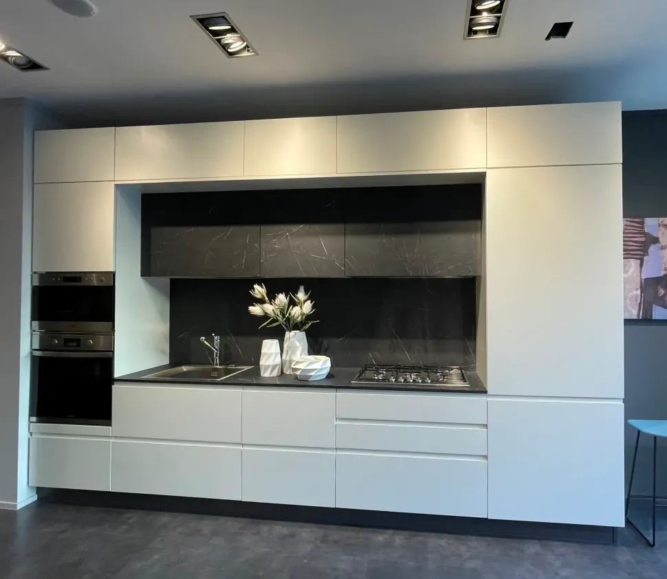 Cucina a prezzo scontato lineare moderna Traccia Febal