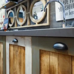 Cucina a prezzo scontato lineare provenzale Cucina nordic  vintage style  in legno Nuovi mondi collection