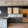 Cucina a prezzo scontato con penisola moderna Loft-wall Arrex