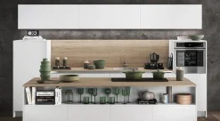 Cucina a prezzo scontato con isola design Cloe Arredo3