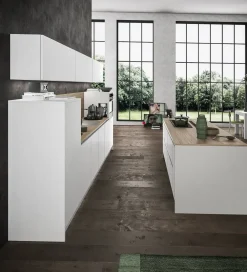 Cucina a prezzo scontato con isola design Cloe Arredo3