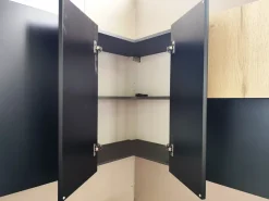 CUCINA ad angolo Ar-due Laccato nero SCONTATA 65%