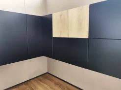 CUCINA ad angolo Ar-due Laccato nero SCONTATA 65%