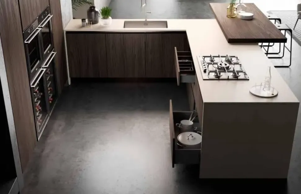 CUCINA ad angolo Arredo3 Mhid kaly SCONTATA 29%