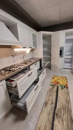 Cucina ad angolo classica bianca Artec Mida a soli 8620 Euro
