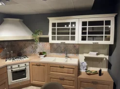 Cucina ad angolo classica rovere chiaro Stosa Bolgheri a soli 9400 Euro
