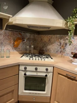 Cucina ad angolo classica rovere chiaro Stosa Bolgheri a soli 9400 Euro