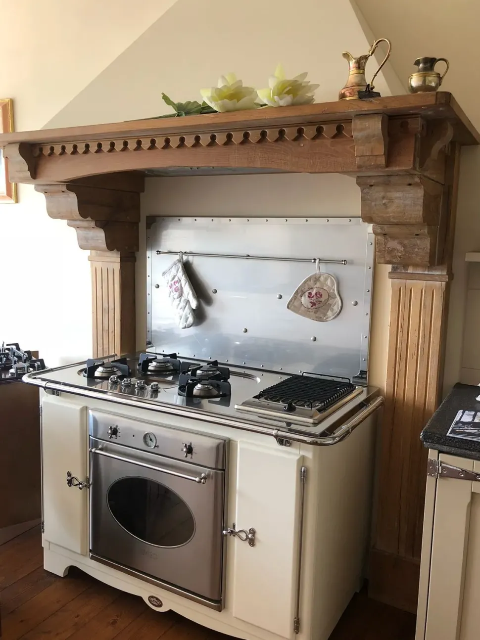 Cucina ad angolo country stile inglese mod. Old england Marchi cucine a prezzo scontato -60%