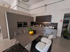 Cucina ad angolo design grigia Stosa Karma a soli 10600 Euro