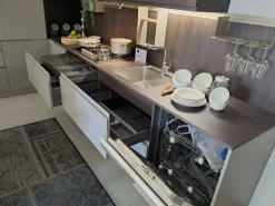 Cucina ad angolo design grigia Stosa Karma a soli 10600 Euro