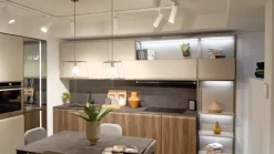 Cucina ad angolo design tortora Scavolini Formalia a soli 16900 Euro