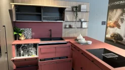 Cucina ad angolo in laccata opaco a prezzo ribassato 64%