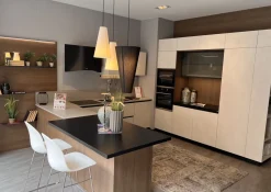 Cucina ad angolo in laminato materico altri colori Liberamente a prezzo ribassato