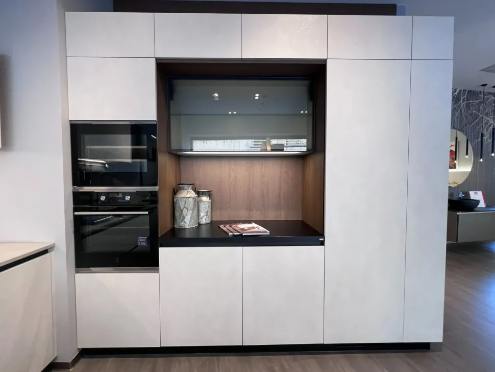 Cucina ad angolo in laminato materico altri colori Liberamente a prezzo ribassato