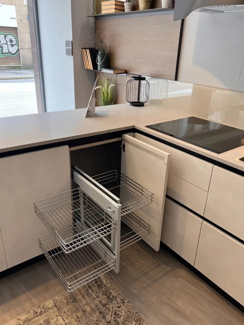 Cucina ad angolo in laminato materico altri colori Liberamente a prezzo ribassato