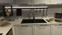 Cucina ad angolo in legno a prezzo scontato 50%