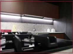 Cucina ad angolo in legno altri colori Kalì quadra a prezzo ribassato