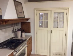 Cucina ad angolo in legno rovere chiaro Rovere a prezzo ribassato