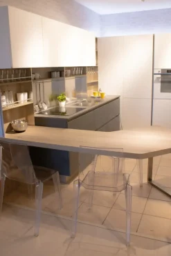 CUCINA ad angolo Veneta cucine Oyster SCONTATA 55%