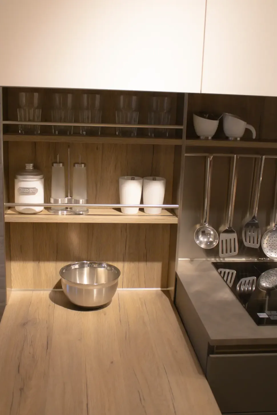 CUCINA ad angolo Veneta cucine Oyster SCONTATA 55%