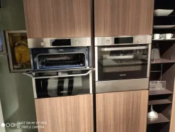 Cucina ad isola in laminato opaco bianca Kalì z6 a prezzo ribassato