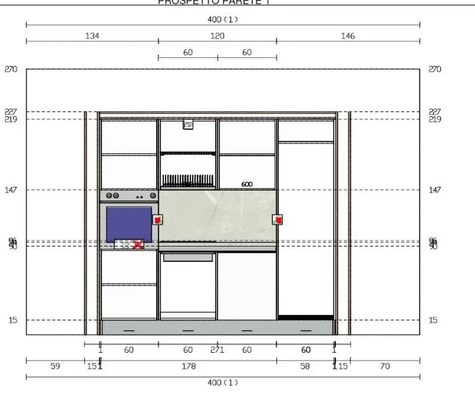 Cucina ad isola Piana Imab con un ribasso vantaggioso