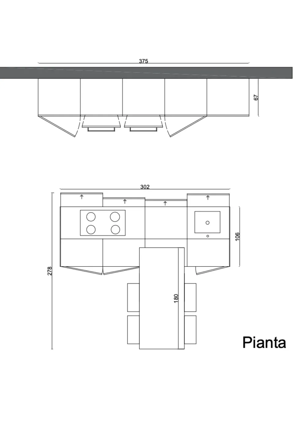 Cucina Ak project di Arrital scontata -47%