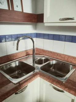 Cucina altri colori classica ad angolo U802 greca  Artigianale in Offerta Outlet